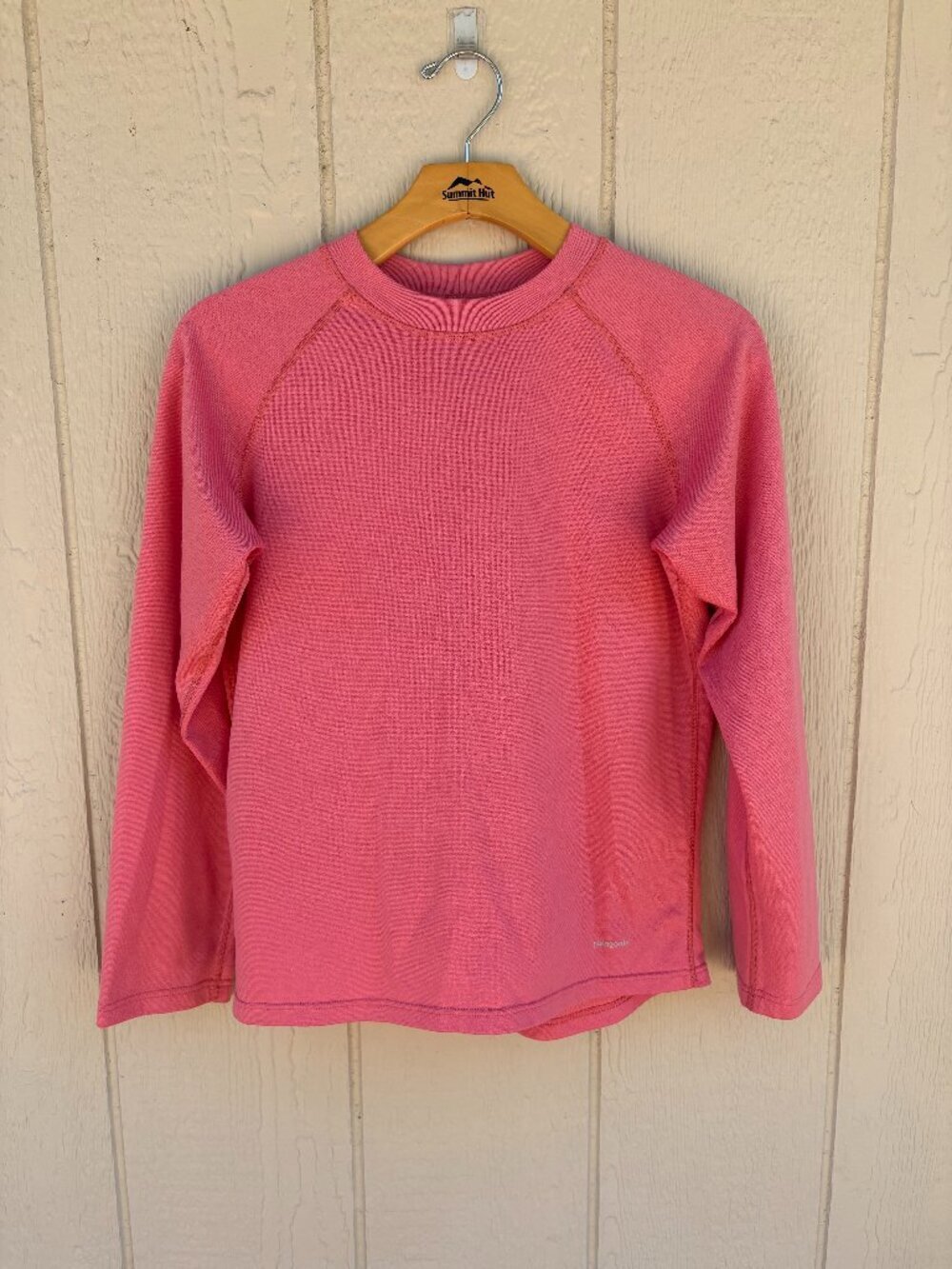 Vintage Patagonia Capilene 3 Midweight Crew Baselayer Girls XL Pink Outdoor